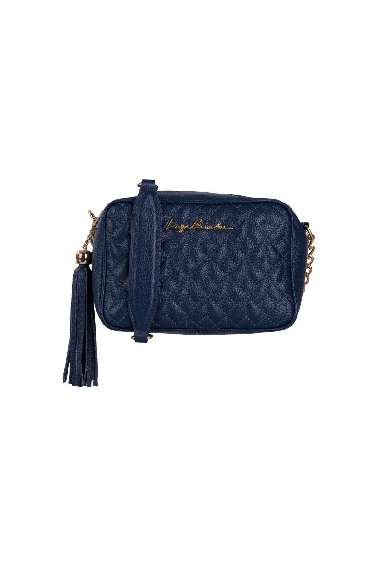 BOLSA MÉDIA CLÁSSICA ALÇA CORRENTE AZUL ATLÂNTICO