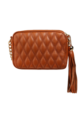 BOLSA PEQUENA CLÁSSICA CORRENTE CARAMELO
