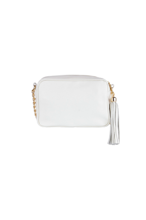 BOLSA MÉDIA CLÁSSICA ALÇA CORRENTE OFF WHITE