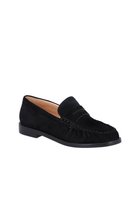 MOCASSIM CLÁSSICO EM CAMURÇA PRETO
