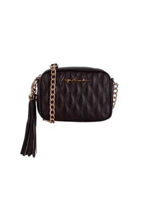 BOLSA PEQUENA CLÁSSICA CORRENTE CAFÉ