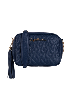 BOLSA MÉDIA CLÁSSICA ALÇA CORRENTE AZUL ATLÂNTICO