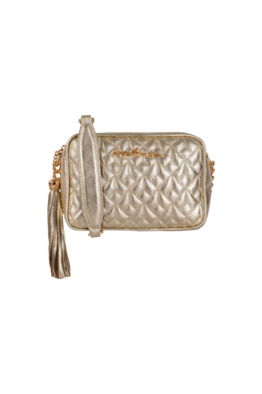 BOLSA MÉDIA CLÁSSICA ALÇA CORRENTE DOURADA