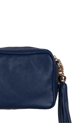 BOLSA MÉDIA CLÁSSICA ALÇA CORRENTE AZUL ATLÂNTICO
